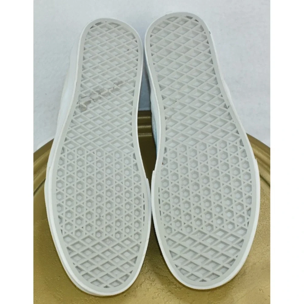 Vans Men Shoes Size 8.5 Custom White Painted Rare SpongeBob & Patrick Slip On